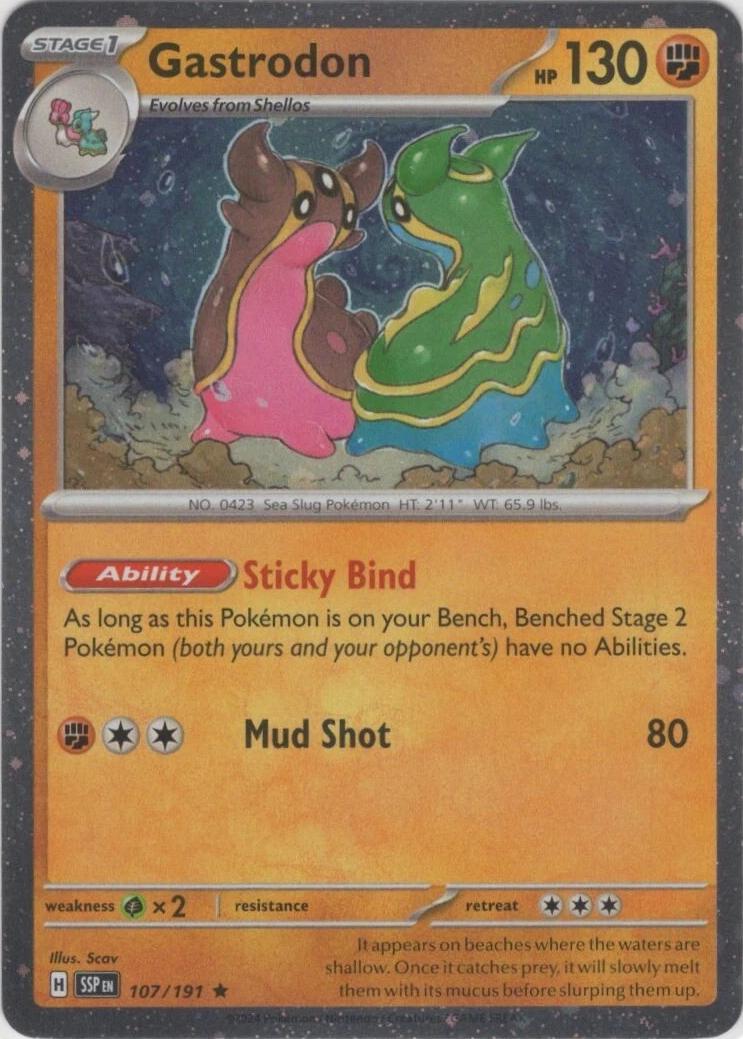 Surging Sparks Gastrodon [Cosmos-Holo] Pokémon card